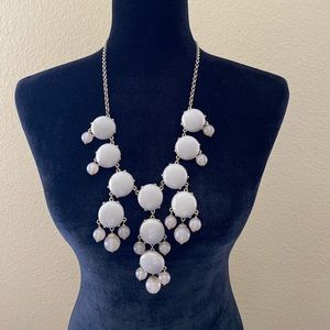 J. Crew bubble necklace, Grey